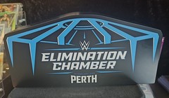 WWE Elimination Chamber Perth Mini Belt Autograph Rhea Ripley 12/50 COA