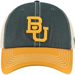 Men&rsquo;s Top of the World Green/Gold Baylor Bears Off Road Adjustable Trucker Hat