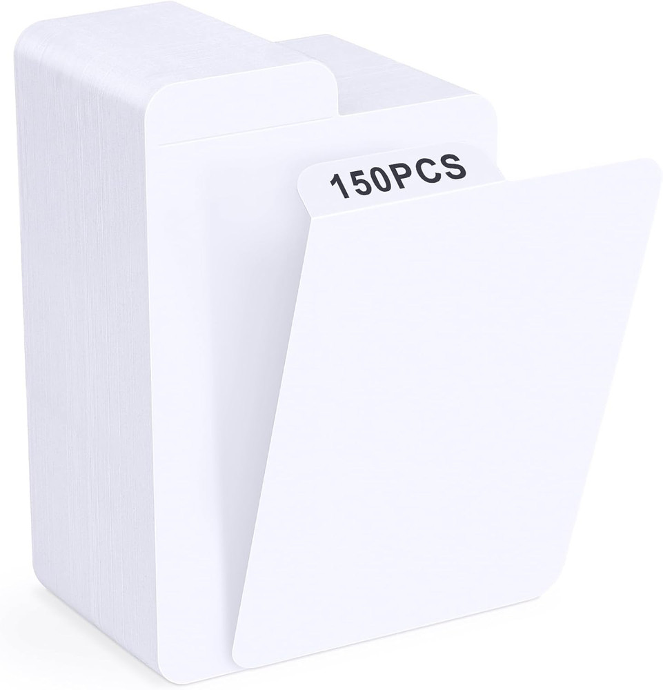 150PCS Trading Card Dividers for Mtg/Tcg/Sports Cards Vertical Storage Box