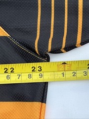 Cornwall Rugby Shirt Kooga Mens Large CRFU Black Yellow Striped BNWT