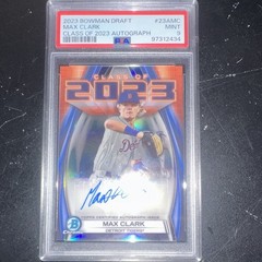 Topps 2023 Bowman Draft Max Clark Tigers Class of 2023 Auto RC #23A-MC PSA 9