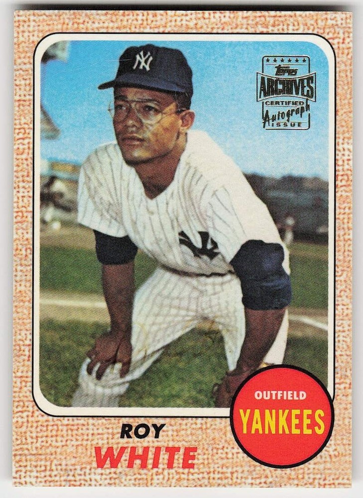 2001 Topps Archives #TAA113 Roy White (auto missing) BASEBALL New York Yankees