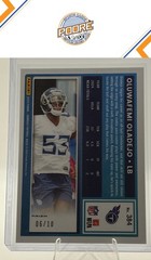 Football 2025 Donruss Oluwafemi Oladejo #384 SN,RC SN,RC
