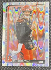 2025 Topps Chrome – Joe Burrow #61 RayWave Refractor