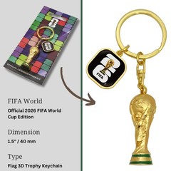 Official FIFA World Cup 2026 Edition – 1.75 inch 3D Premium Zinc Alloy Metal …