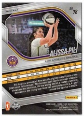 ALISSA PILI 2025 Panini Prizm WNBA #78 LA Sparks BLUE PULSAR /199 PRIZM!