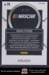 2025 Panini Prizm #23 Danica Patrick Talisman Blue Pulsar #/75