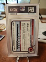 Jhonkensy Noel /399 Lava Refractor 2022 Bowman Chrome Prospects #BCP2 Mint PSA 9
