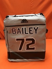 Mascot Bailey #72 LA Kings Jersey Insulated Zipped Lunch Bag Color: Gray New!