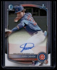 2025 Bowman Chrome #CPA-JC Juan Cabada Prospect Autographs