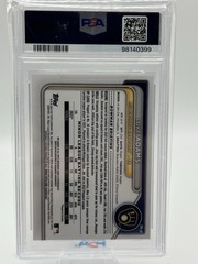 2024 Bowman Luke Adams Chrome Prospect Autograph PSA 9 A130