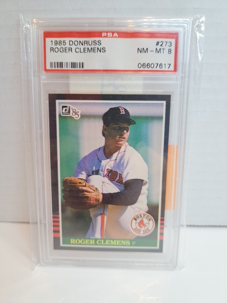 1985 DONRUSS ROGER CLEMENS #273 PSA NM 8. (G69)