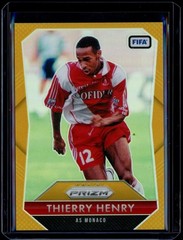 2025-26 Panini Prizm FIFA #15 Thierry Henry Gold /10 Flashback AS Monaco