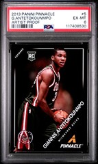 2013 Panini Pinnacle #5 G.Antetokounmpo Artist Proof PSA 6 Rookie RC