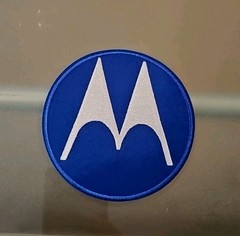 🔥🔥 Motorola Patch Chicago Cubs Baseball Jersey Ad Patch Advertising Patch BLUE