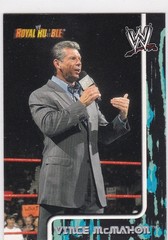 2002 Fleer WWE Royal Rumble #63 Vince McMahon. Wrestling