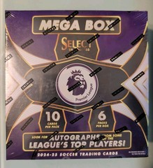 2024-25 Panini Select English Premier League EPL Soccer Factory Sealed Mega Box