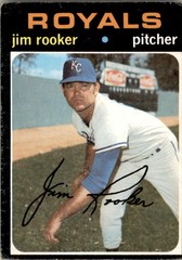 1971 TOPPS JIM ROOKER KANSAS CITY ROYALS #730 EX – HIGH #