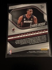 Chris Bosh 2024-25 Panini Prizm Black Blue Ice Prizm /125 Heat 272