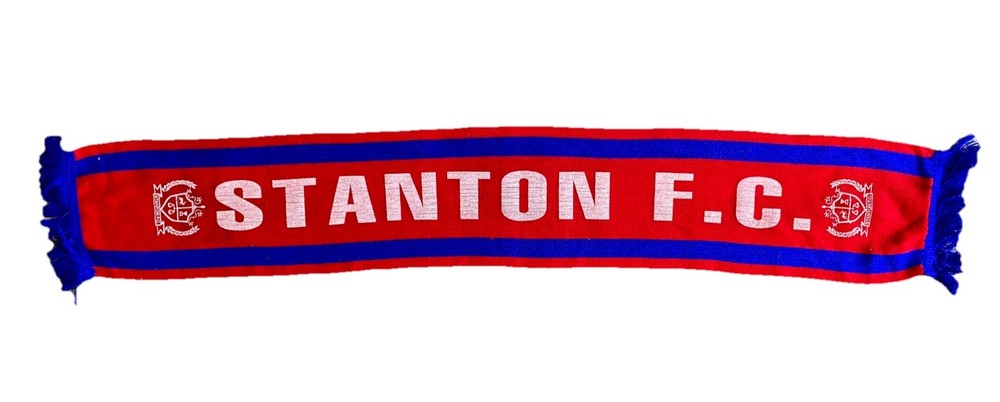 Stanton FC FOOTBALL SCARF VINTAGE Non League