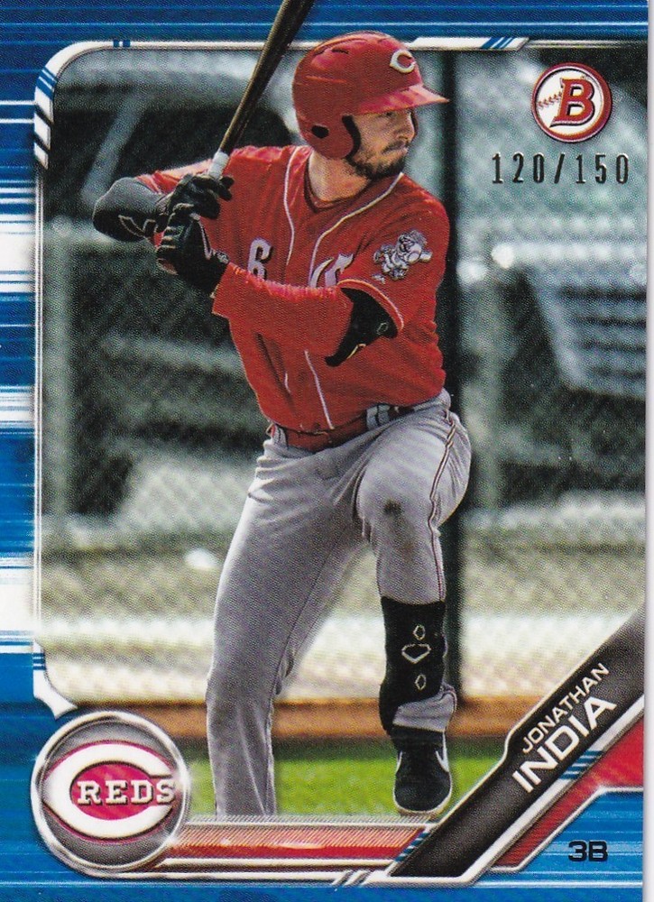2019 Bowman Draft – Jonathan India #BD-97 Blue /150 (RC)
