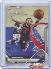 Jalen Brunson – 2025-26 NBA Topps NOW® – Card 155 – New York Knicks