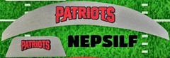 New England Patriots 3D Front & Back SpeedFlex Bumpers