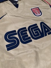 Thierry Henry Arsenal Sega 2001/2002 Away Jersey Retro New Size M