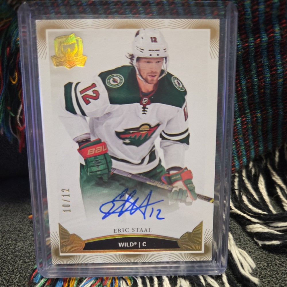 2019-20 Upper Deck The Cup – Eric Staal #27 Gold auto /12