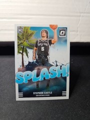 2024-25 Donruss Optic #14 Stephon Castle Splash! Holo