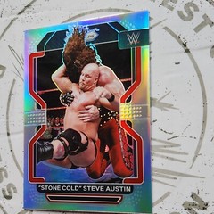 SCSA 2022 Panini Prizm Silver STONE COLD STEVE AUSTIN #192 WWE