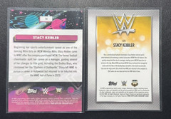 Stacy Keibler x2 – 2026 Topps Chrome + Cosmic WWE WCW WWF Legend