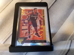 2020 Panini Prizm Flux Basketball Red Pulsar Parallel CJ McCollum #147 Portland