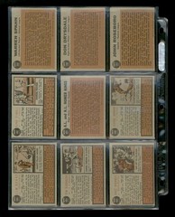 1962 Topps Baseball Complete Set (598) Mantle Mays Aaron PSA 6
