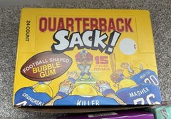 Vintage 1984 Leaf Donruss QUARTERBACK SACK Bubble Gum Box Great Condition!