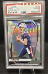 Psa 10 Drake Maye Silver Prizm Desc