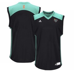 New York Liberty WNBA Adidas Men&rsquo;s Blank (Black) Replica Basketball Jersey