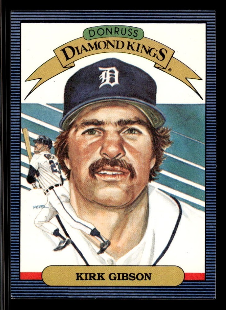 1986 Donruss – Kirk Gibson #1 Diamond Kings