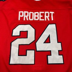 VINTAGE Chicago Blackhawks Jersey Mens 52 Nike Center Ice Bob Probert Fight Stra