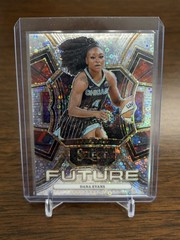 2024 Panini Select WNBA – Select Future Dana Evans #17 White Disco Prizm /75