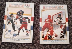 1991 Impel US Olympic Hall of Fame 1980 USA Hockey Team Complete 11 card set