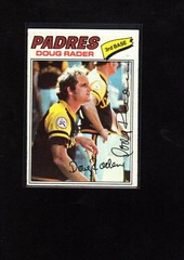 1977 Topps # 9 Doug Rader signed/ autograph Combined Shipping A10