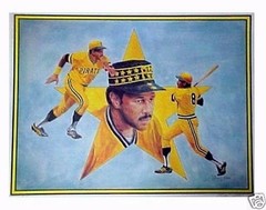 WILLIE STARGELL LIMITED EDITION LITHOGRAPH BY ARTIST CHRISTOPHER PALUSO COA
