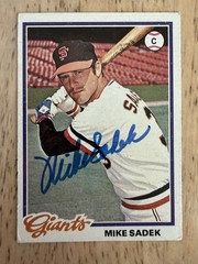 YOU PICK – 1978 TOPPS BASEBALL AUTOGRAPHED CARD – FREE SHIPPING