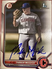 2022 Bowman Draft Parker Messick #BD-71 1st RC AUTO PSA DNA – ALL-STAR Guardians