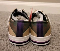 Minnesota Vikings Women&rsquo;s Shoes- Size 7, Camo Canvas Sneakers, NFL, New