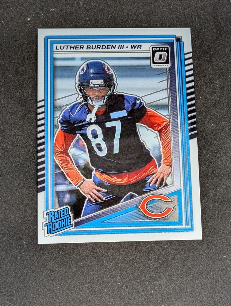 Luther Burden 2025 Panini Donruss Optic – Rated Rookie #275 (RC) Bears