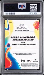 2025 Bowman Chrome Melt Mashers Autographs Cam Smith #MMA-CS GLD Mini Dia PSA 10