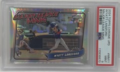 2024 Topps Chrome Update Wyatt Langford Major League Minis #MM11 PSA 9 RC SP SSP
