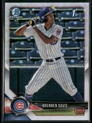 2018 Bowman Draft #BDC-47 Brennen Davis Chrome Refractors